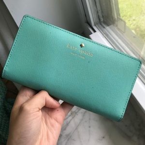 Turqouise Kate Spade Wallet